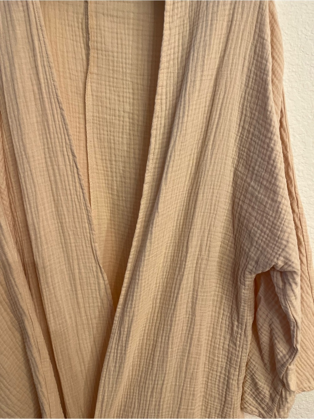 TALUM tan Cotton Gauze luxe kimono